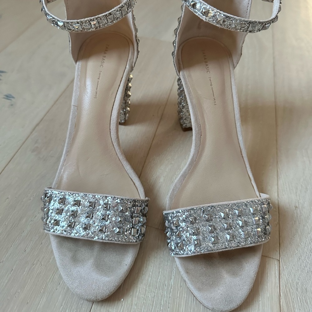 Zara studded heel